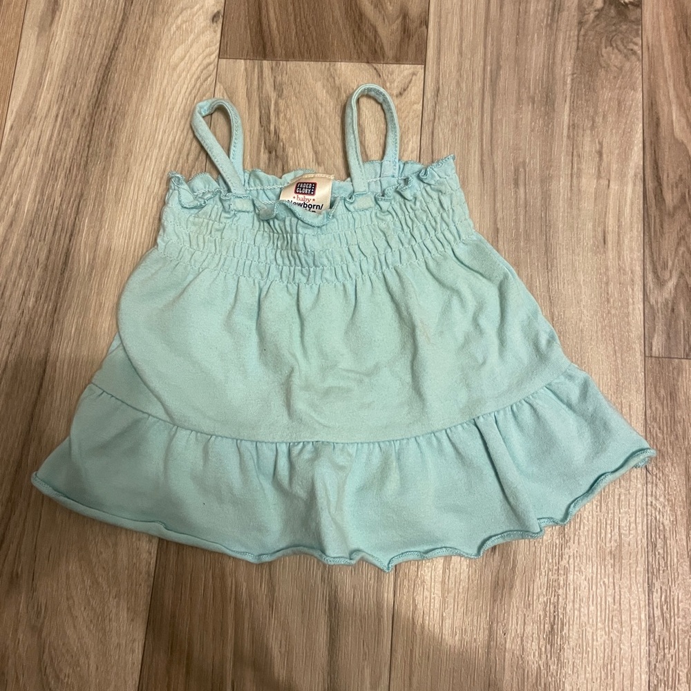 Light Blue Newborn Dress